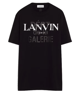 Lanvin x Gallery Dept. Printed T-shirt In French Black