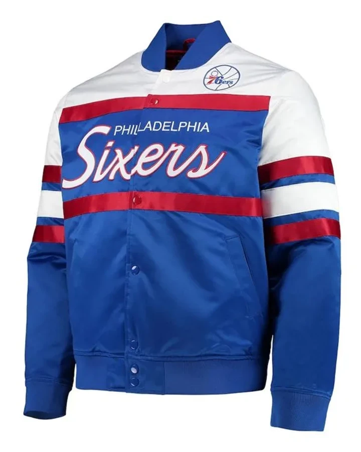 Laurel NBA Philadelphia 76ers Varsity Jacket - William Jacket