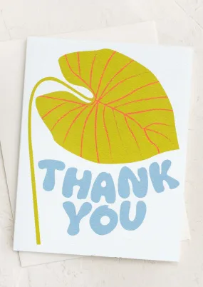 Leaf Thank You Card