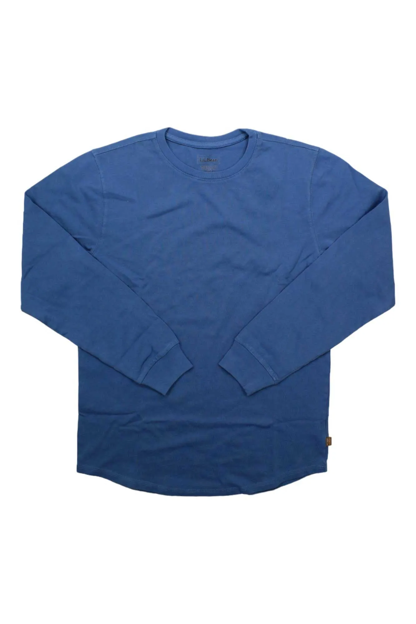 L.L.Bean Men's BeanBuilt Cotton Without Pocket LS Tee