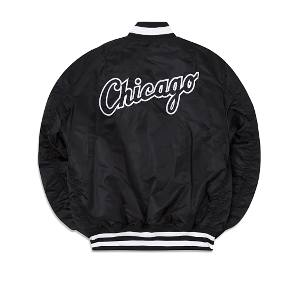 New Era Mens MLB Chicago White Sox Alpha Industries MA-1 Bomber Jacket X29961BN00-13026020 Navy