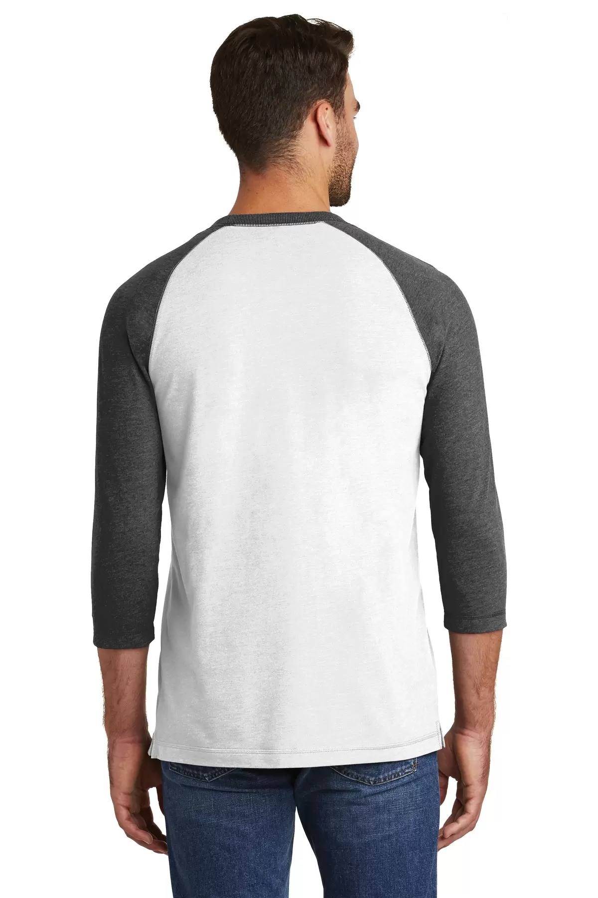 New Era NEA121     Sueded Cotton Blend 3/4-Sleeve Baseball Raglan Tee SKU: NEA121