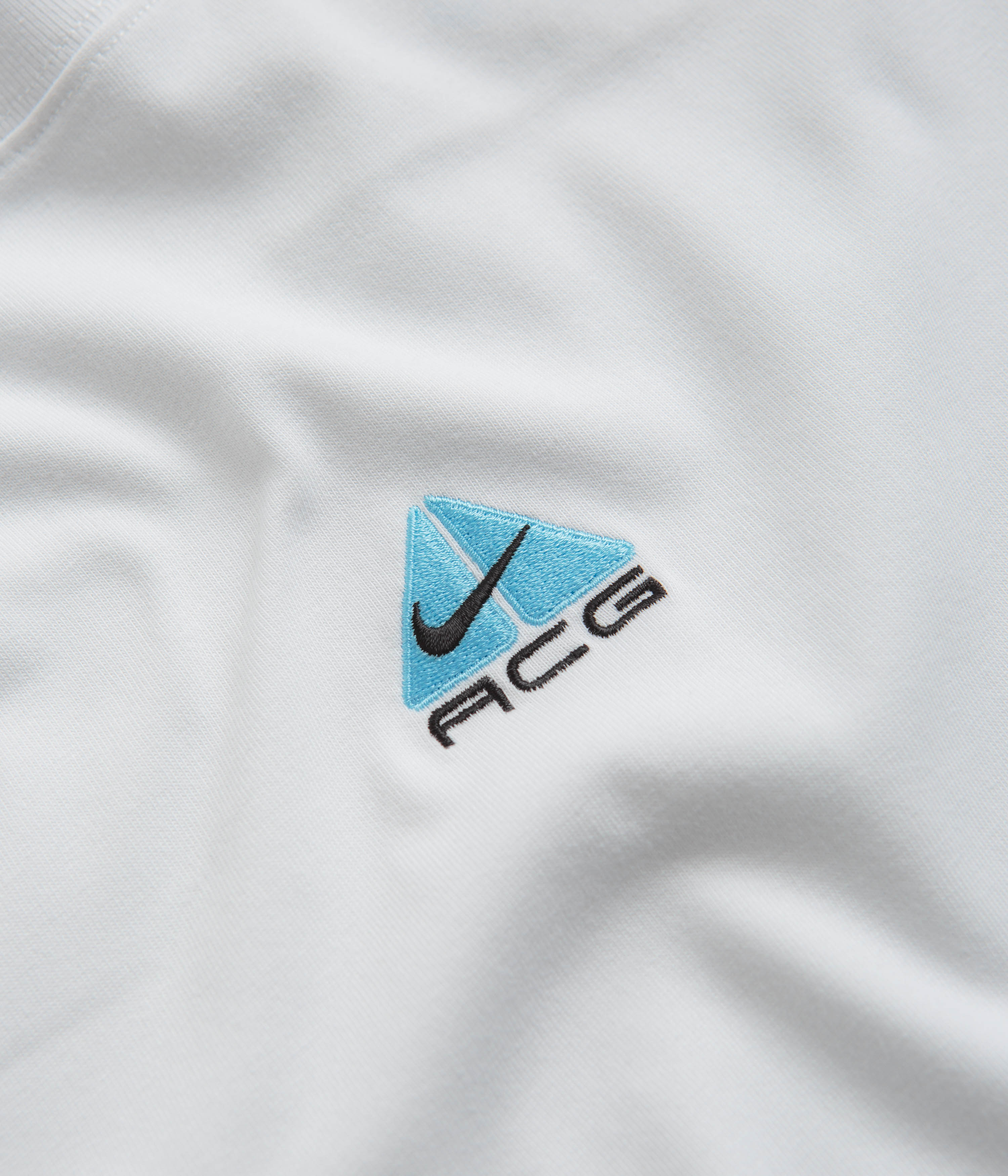 Nike ACG Lungs Long Sleeve T-Shirt - Summit White / Aquarius Blue