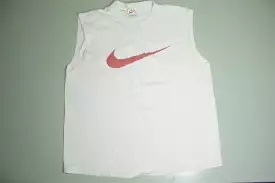 Nike Center Printed Swoosh Vintage 90's Made in USA Muscle Tank Top Sleeveless Shirt