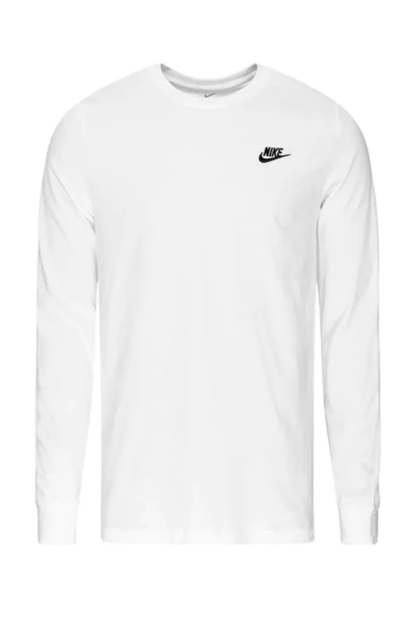 Nike L/S Cotton Tee White