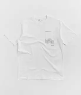 Norse Projects Johannes Organic Kanonbadsvej Print T-Shirt - White