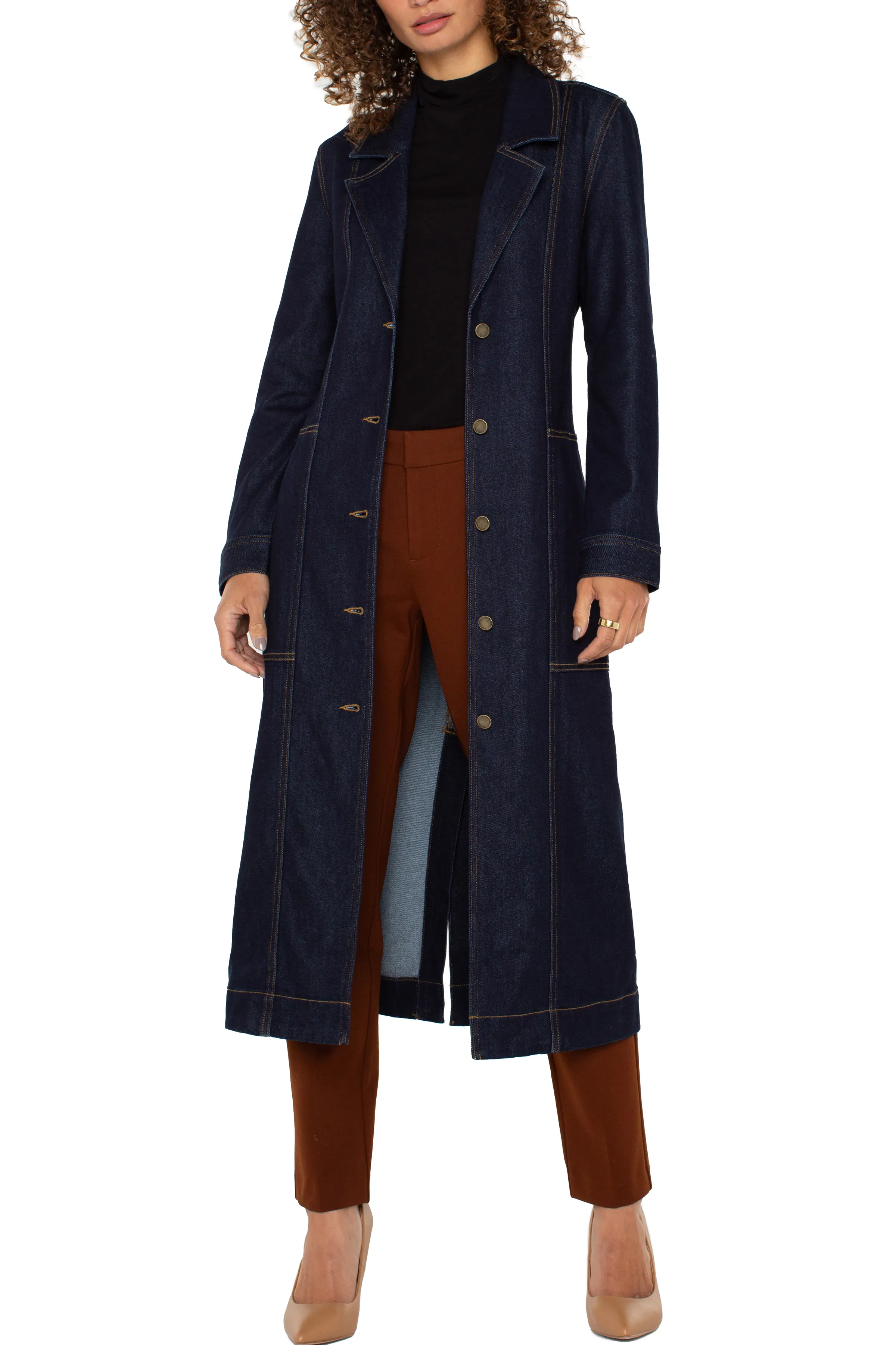 Notch Collar Duster