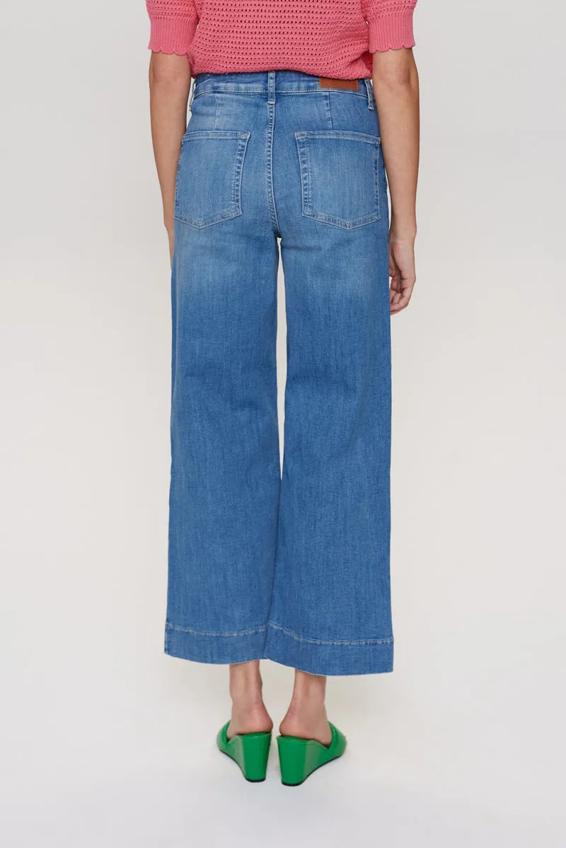 Nümph Nuparis Light Blue Denim Cropped Jeans