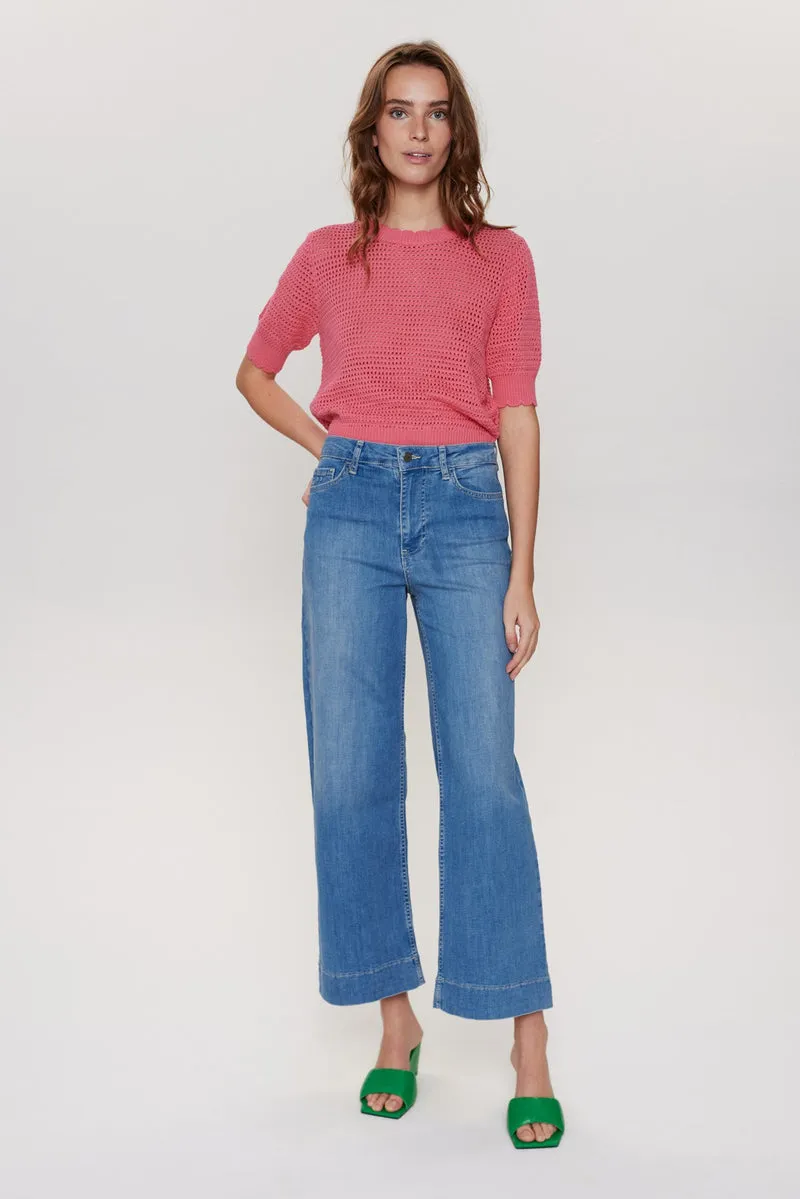 Nümph Nuparis Light Blue Denim Cropped Jeans