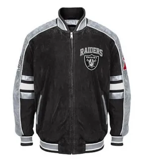 Oakland Raiders Suede Jacket - William Jacket