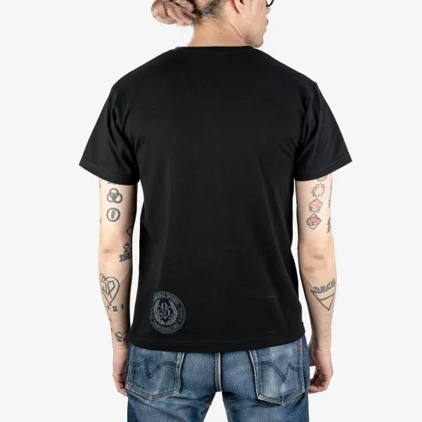 OGL 5.6oz Henley Tee - Black