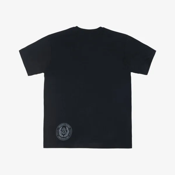 OGL 5.6oz Henley Tee - Black