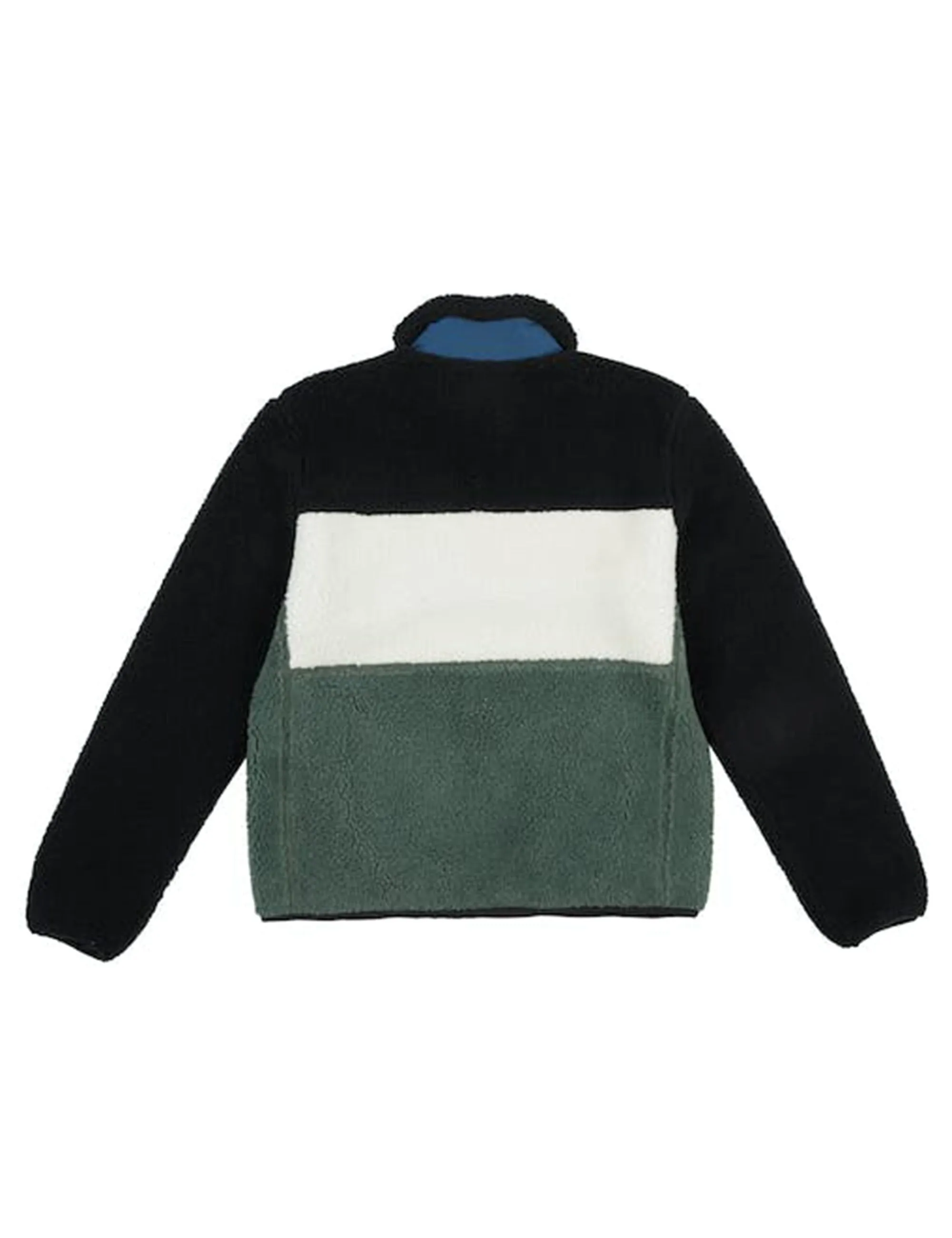 P Bear Colour Block Borg Jacket - Laurel Wreath