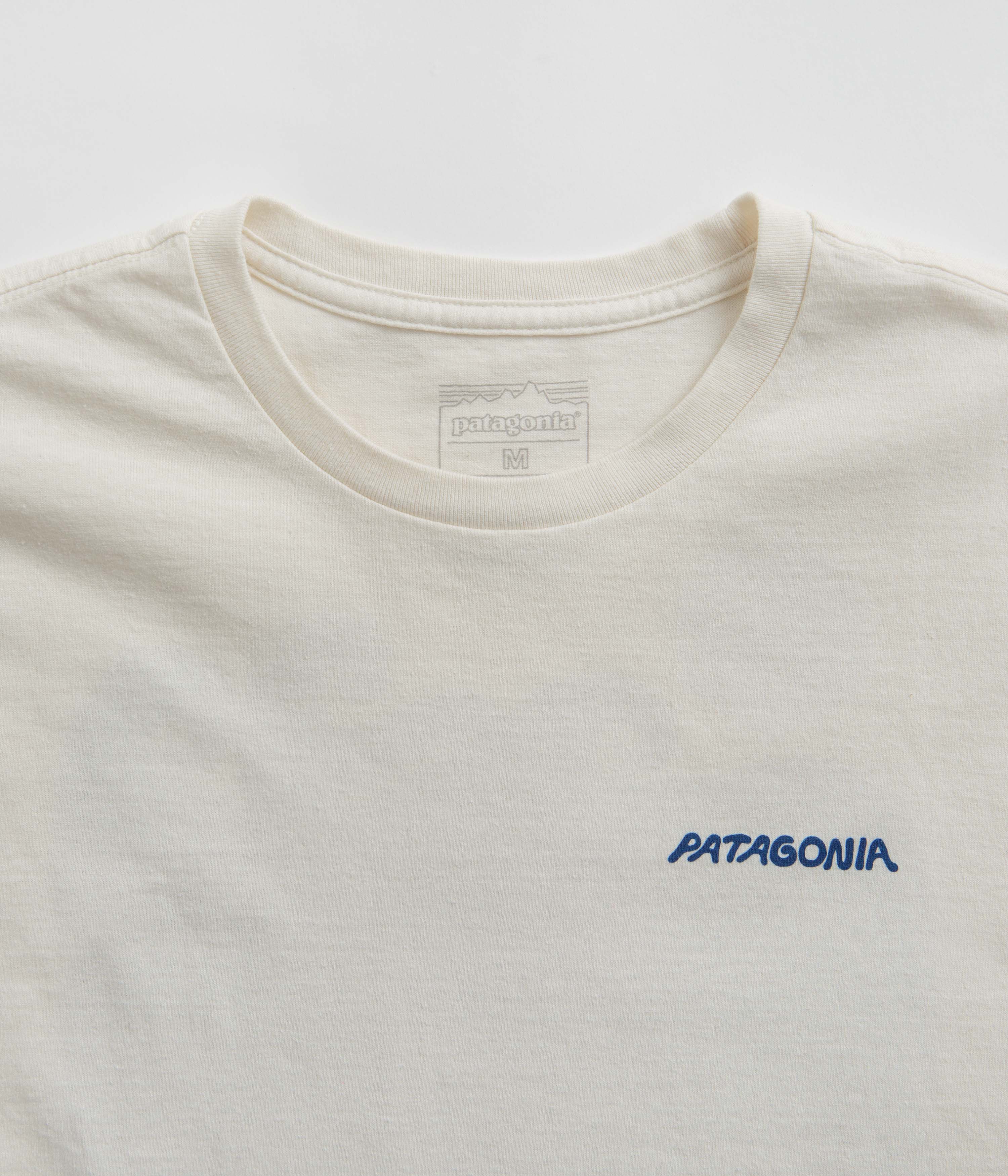 Patagonia Sunrise Rollers Responsibili-Tee T-Shirt - Birch White