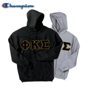 Phi Kappa Sigma Champion Powerblend Hoodie, 2-Pack Bundle Deal - Champion S700 - TWILL