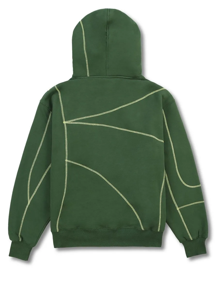 Pleasures Vein Hoody - Green