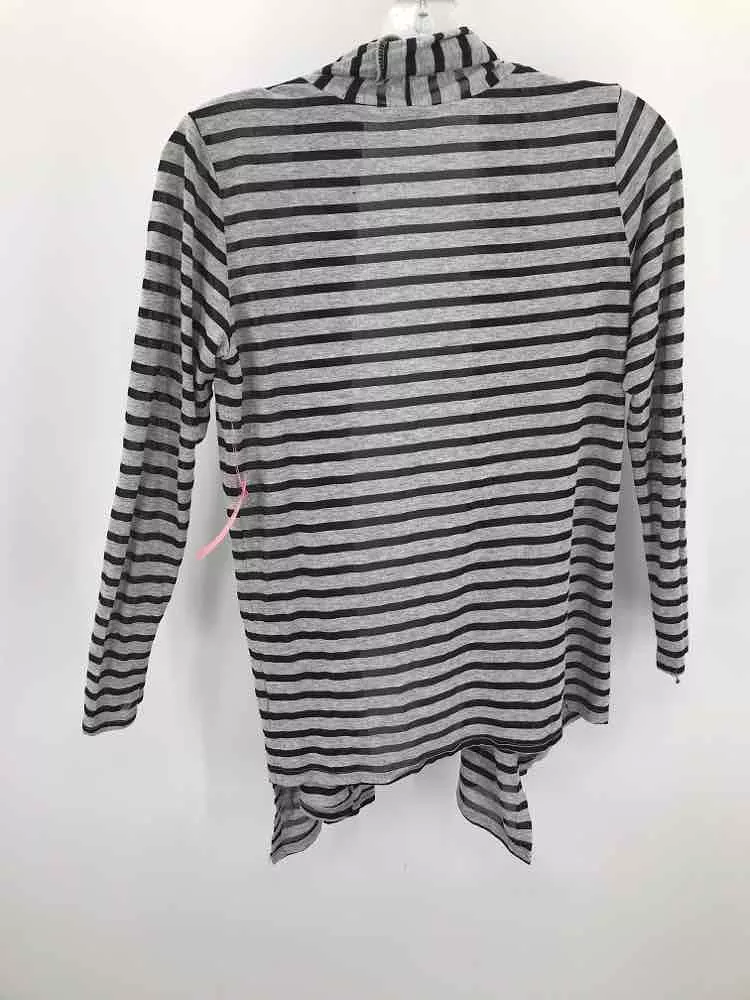 Pre-Owned BCBG Grey Size Small Stripe Cardigan Sweater