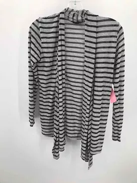 Pre-Owned BCBG Grey Size Small Stripe Cardigan Sweater