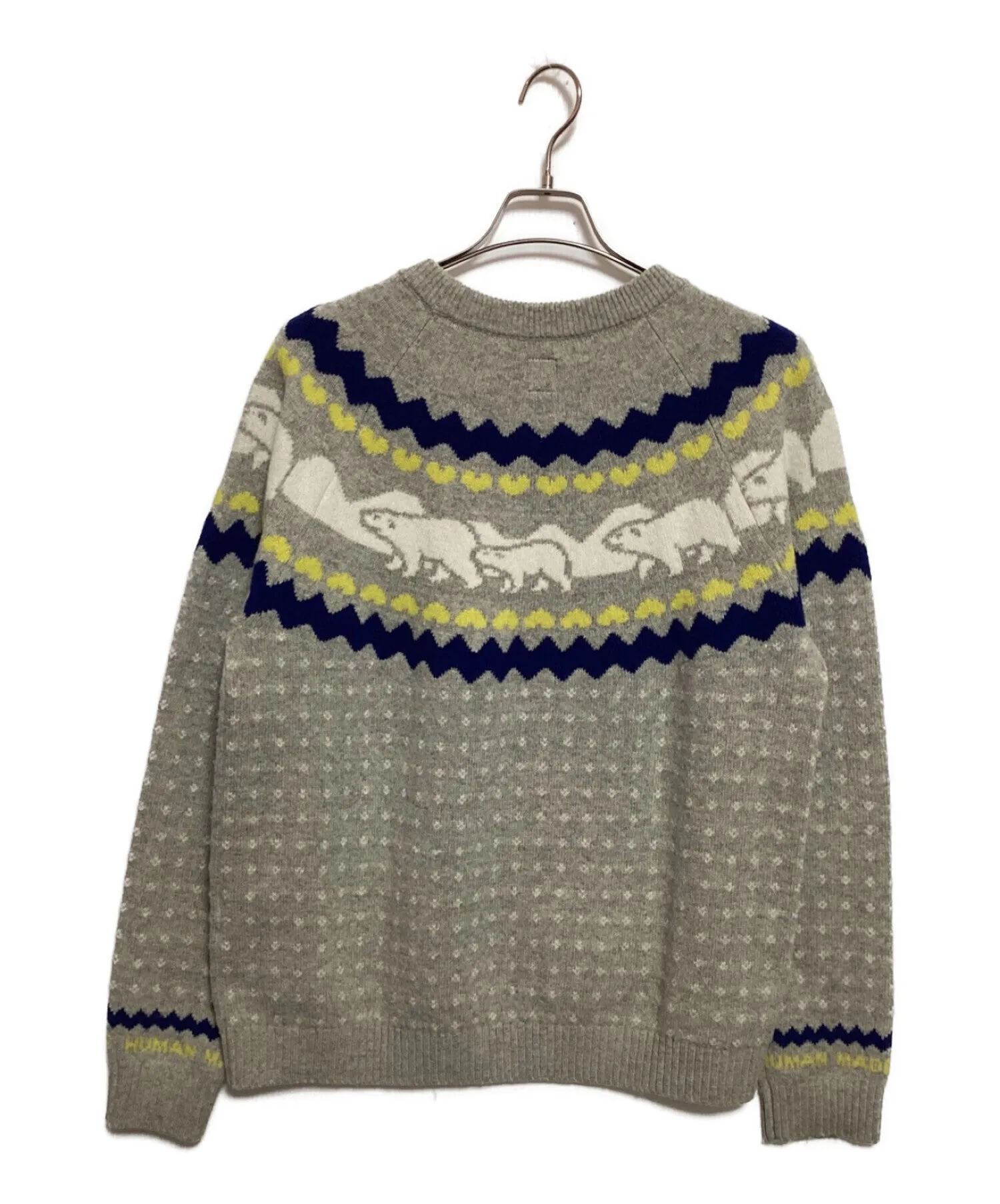 [Pre-owned] HUMAN MADE Nordic Jacqurd Knit Sweater