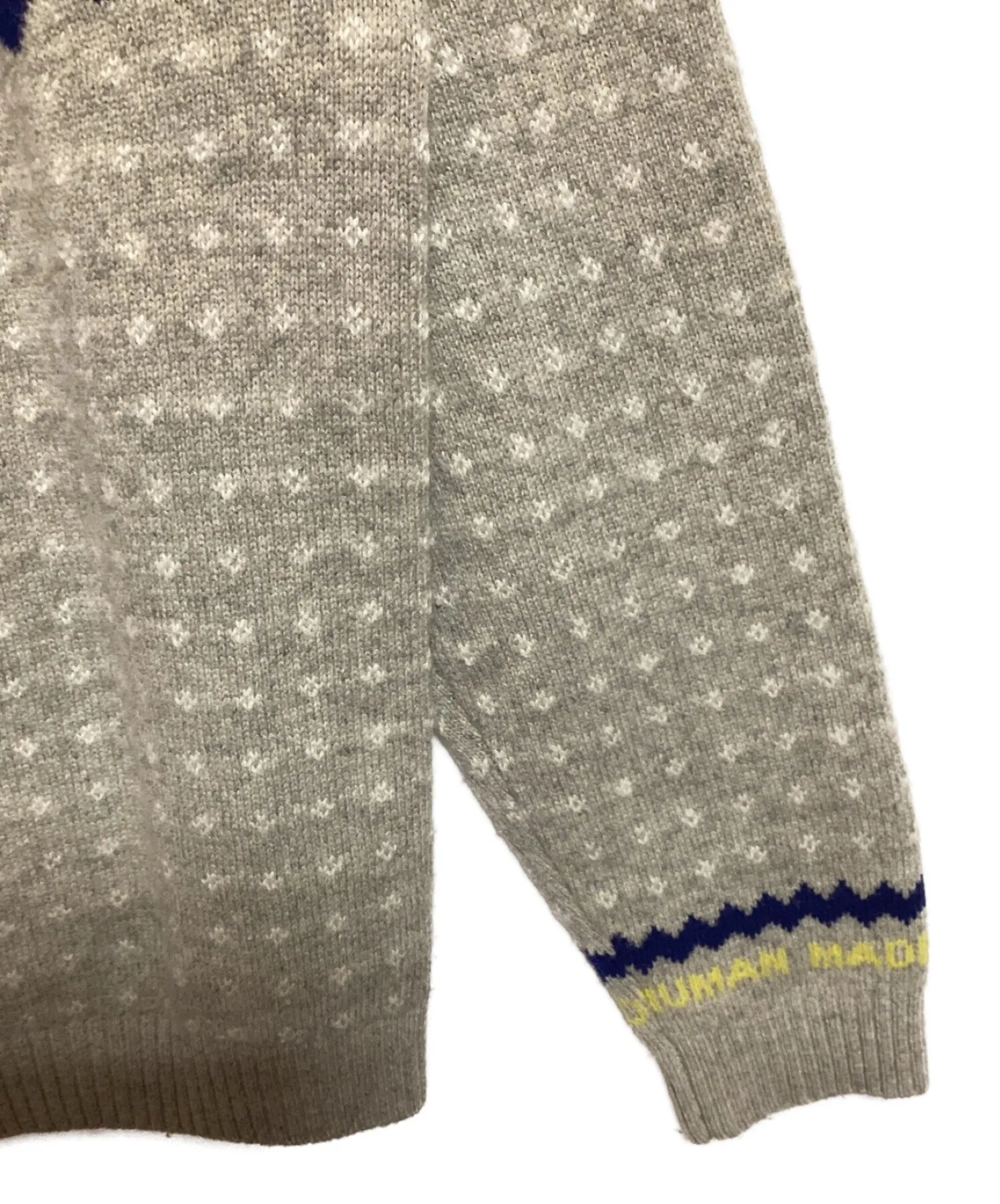 [Pre-owned] HUMAN MADE Nordic Jacqurd Knit Sweater