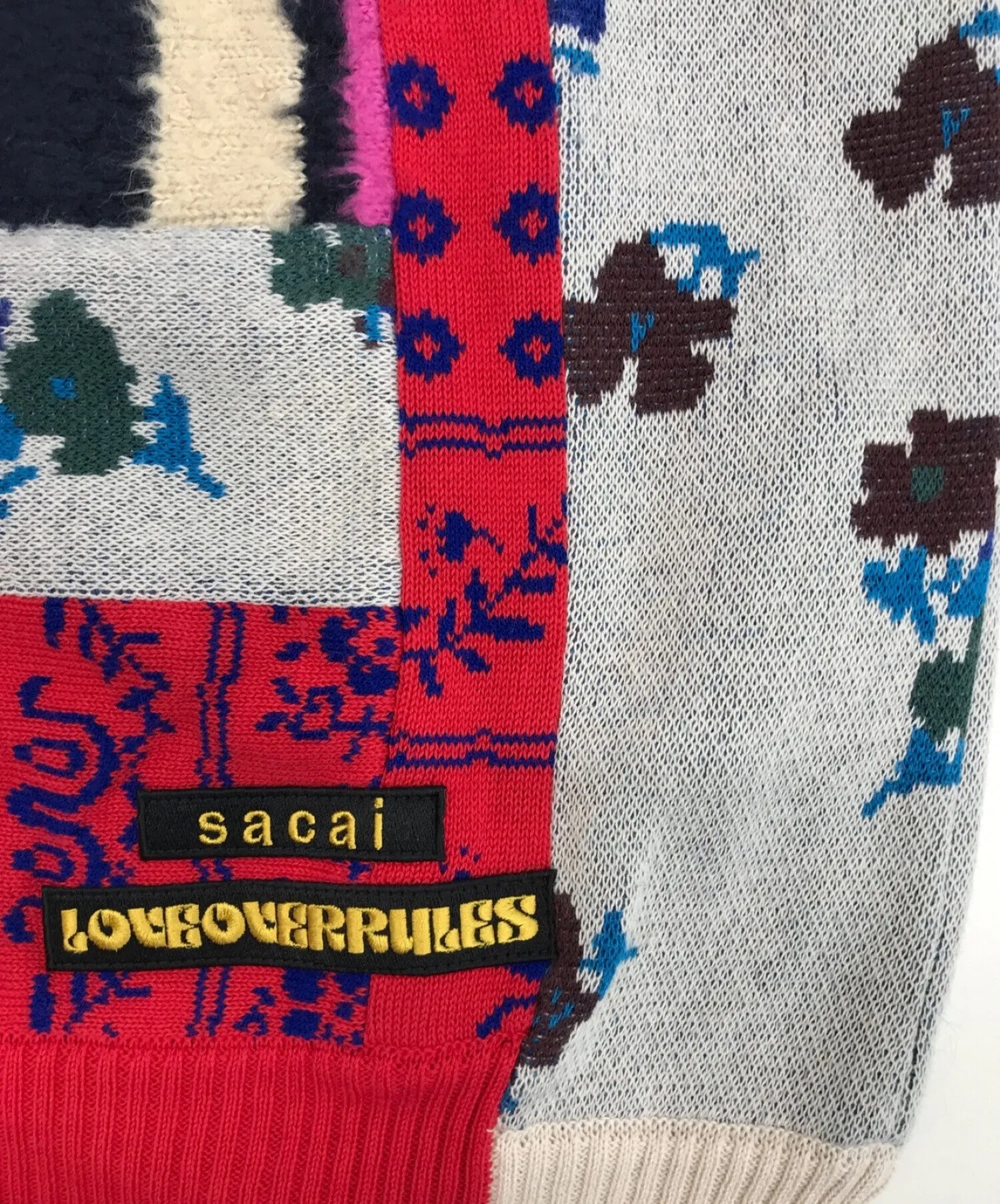 [Pre-owned] sacai ×Hank Willis Thomas 21SS Archive Print Sweater 21-02475M