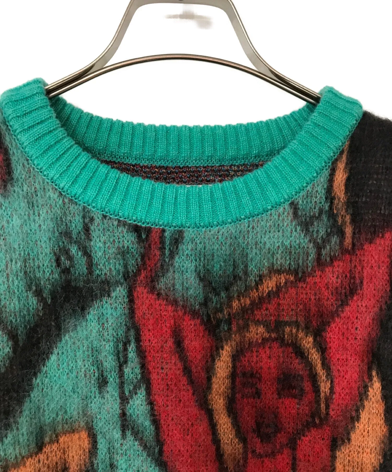 [Pre-owned] WACKO MARIA 100 Women's Figure MOHAIR CREW NECK SWEATER 22fw-wmk-kn08