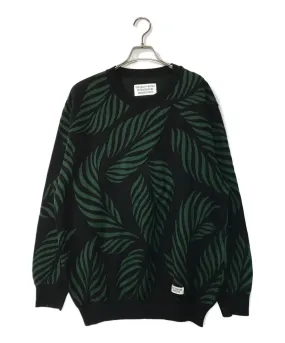 [Pre-owned] WACKO MARIA 23SS LEAF JACQUARD SWEATER