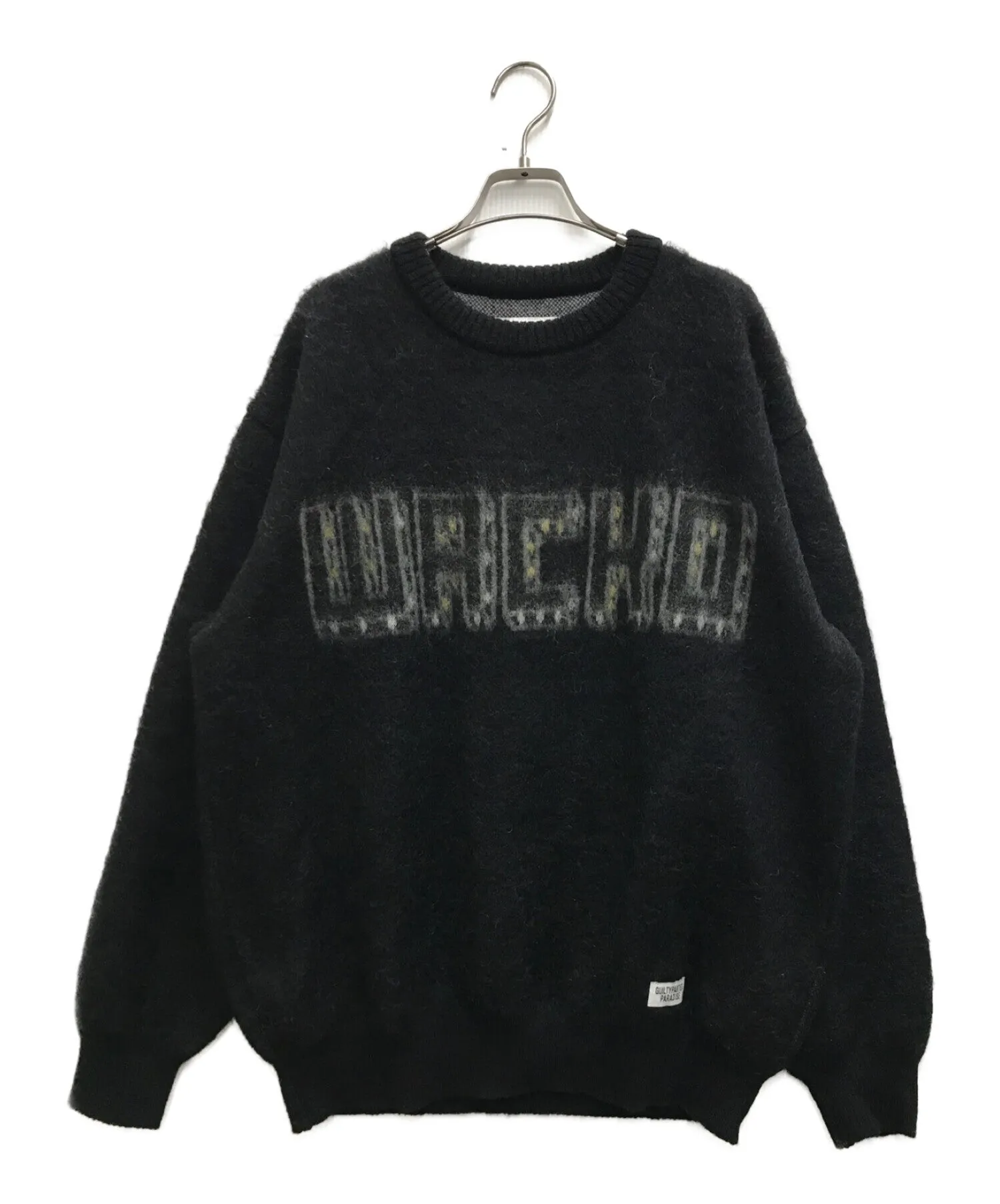 [Pre-owned] WACKO MARIA LOGO MOHAIR KNIT JACQUARD Sweater