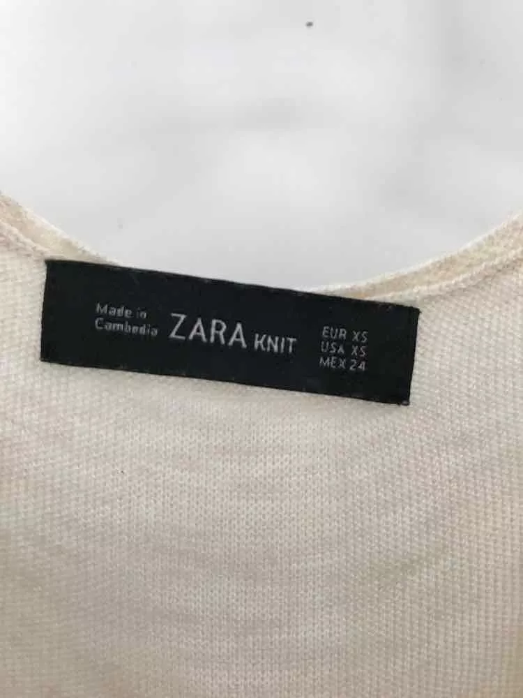 Pre-Owned Zara Ivory Size XS Sweater