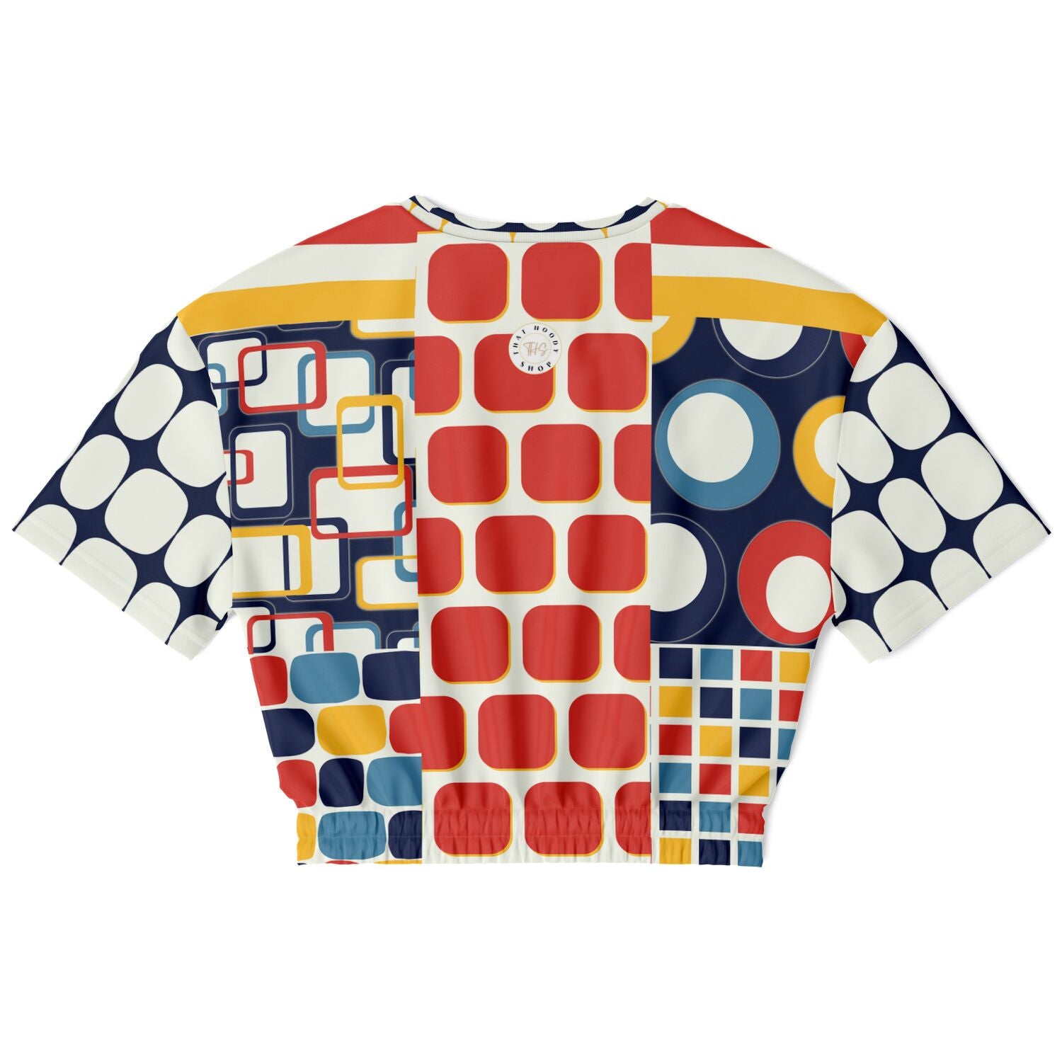 Primary Skool Short Sleeve Cropped Eco-Poly Sweater