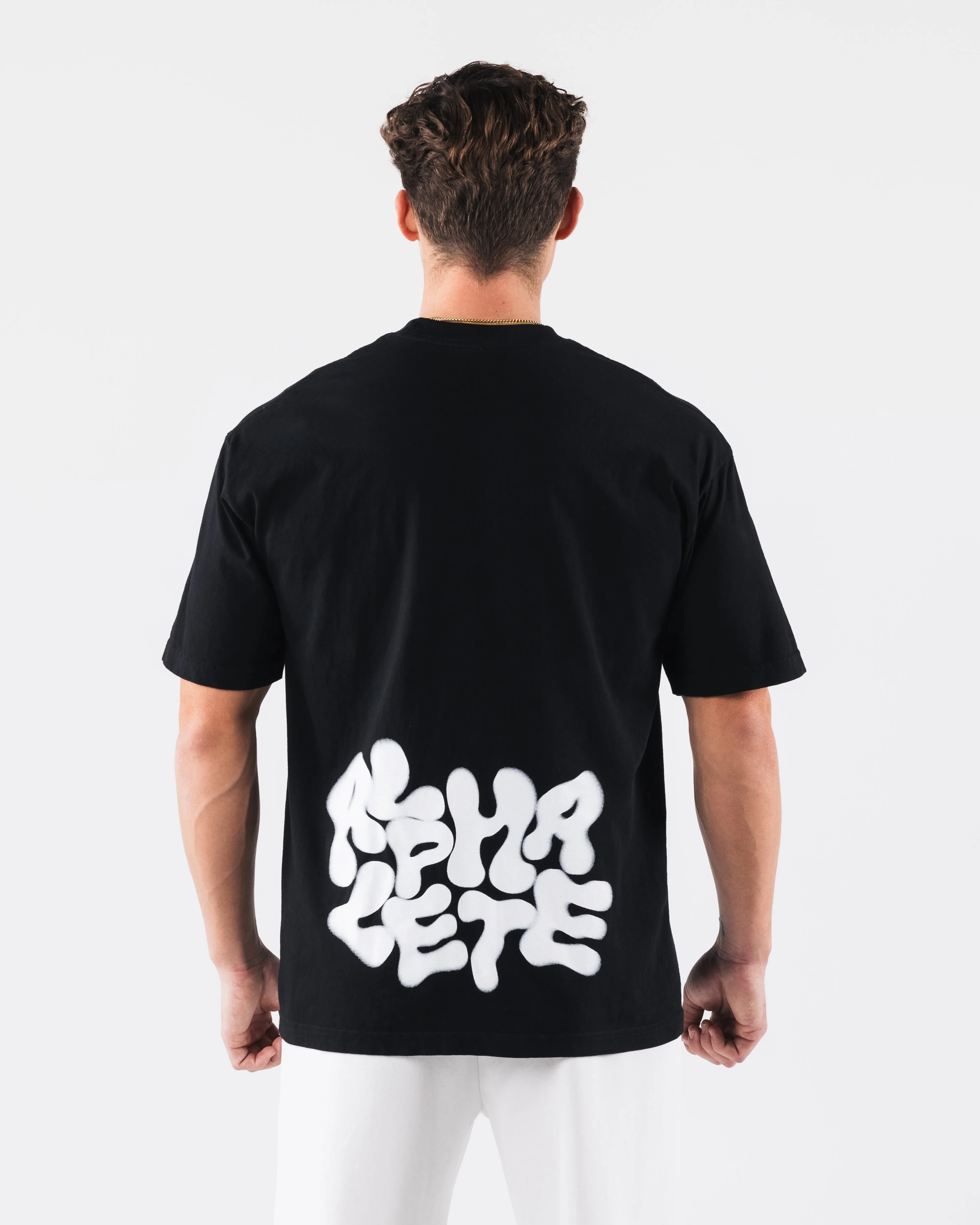 Radial Blur Tee - Black