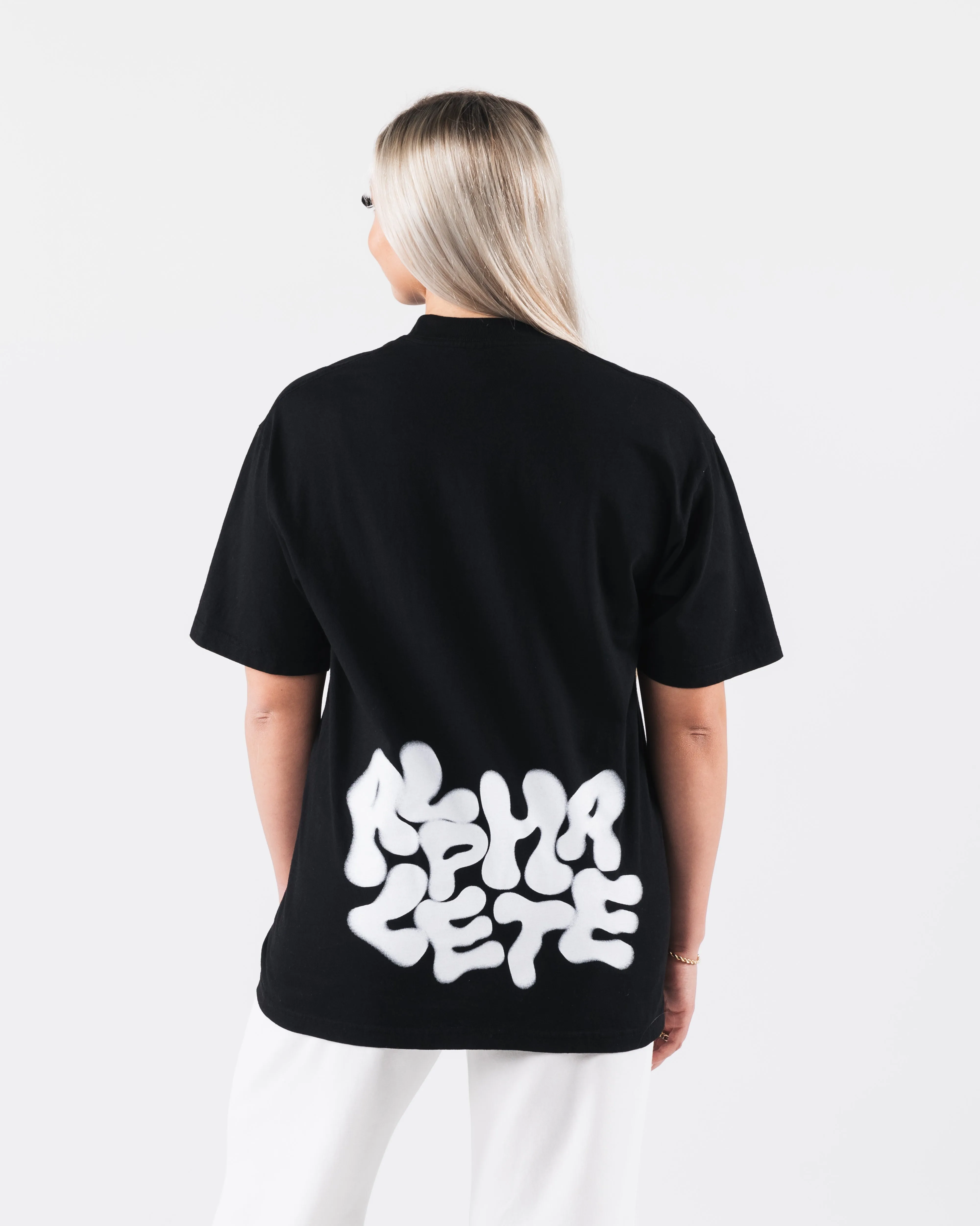 Radial Blur Tee - Black