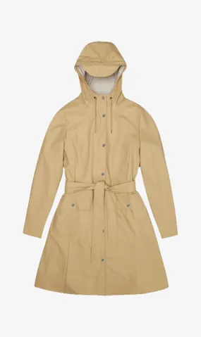  Rains      Curve Jacket - Sand 