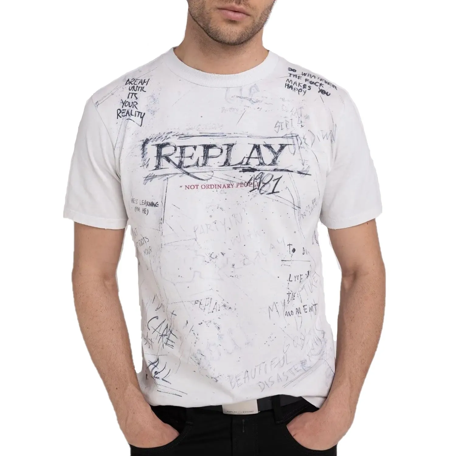 Replay Printed T-Shirt