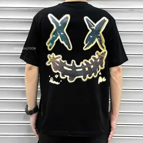 Rickyisclown [RIC] Milky Way Smiley Tee Black [R27230418N-E8]