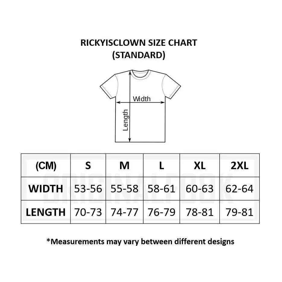 Rickyisclown [RIC] Reflective Cyborg Smiley Tee Black [R27230418C-C8]