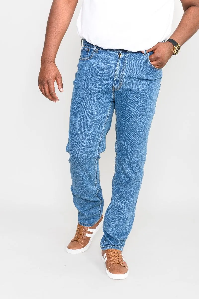 Rockford Carlos Stretch Denim Jeans Blue Stonewash