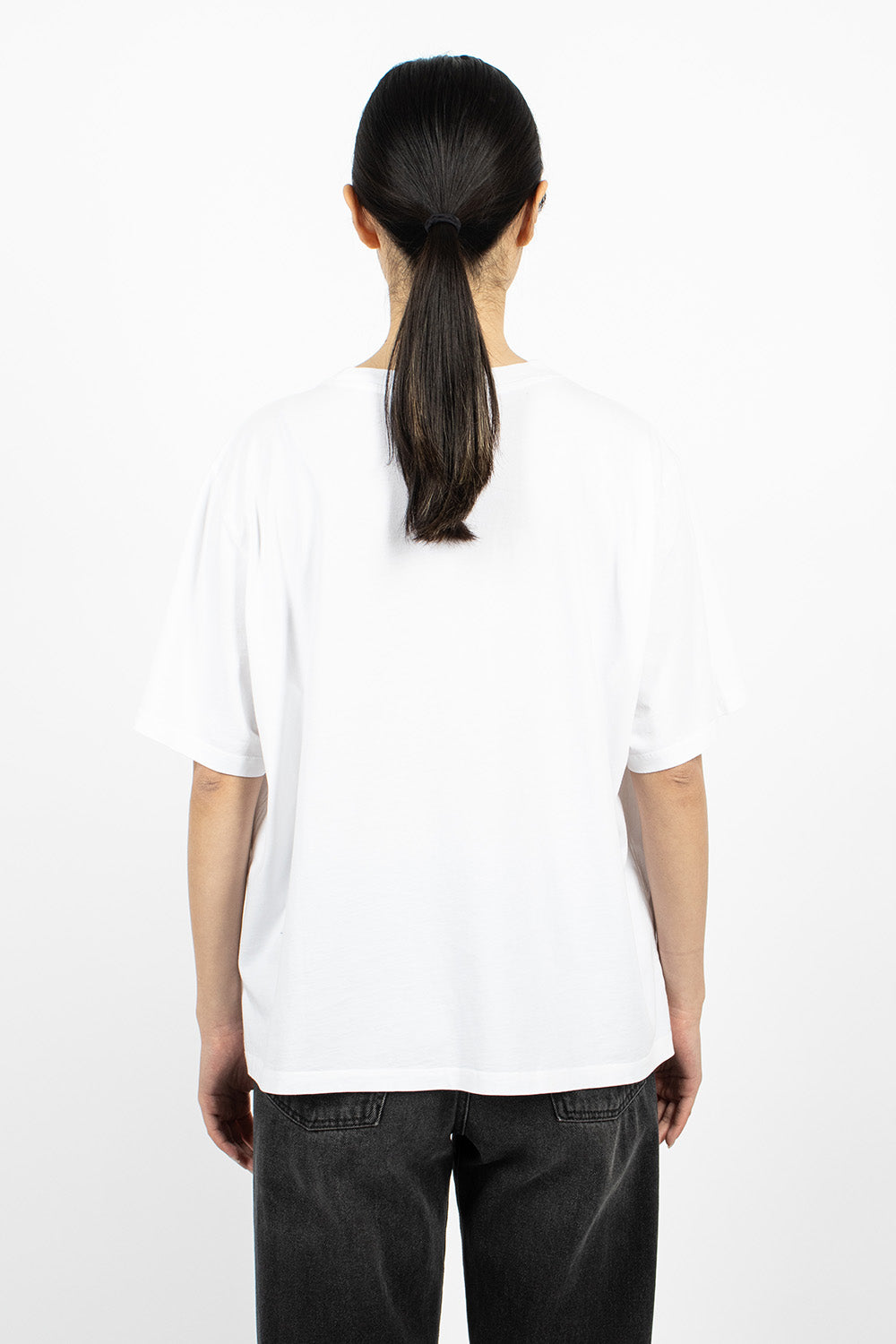 Rose Graphic Oversized T-Shirt White