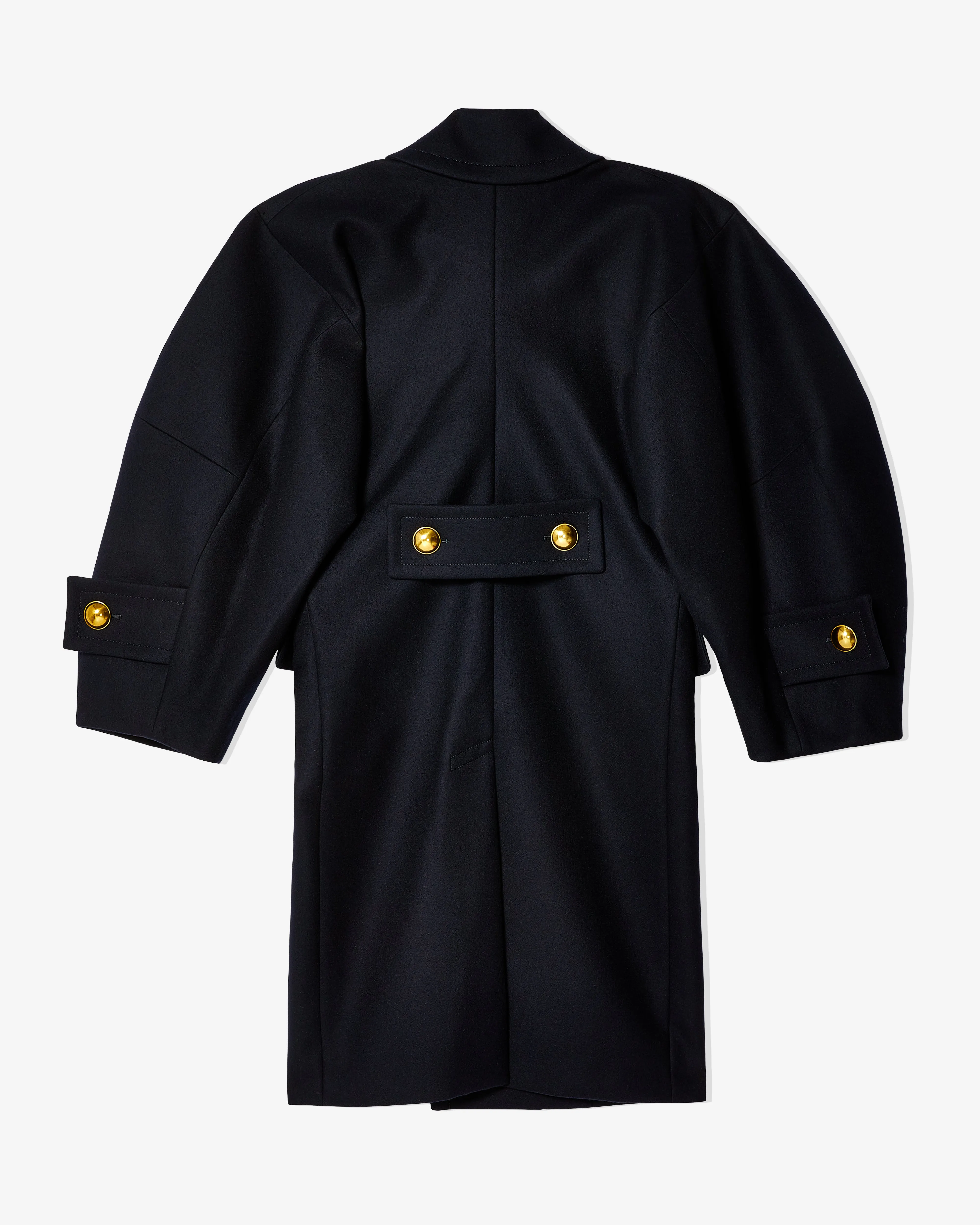 sacai - Women's Wool Melton Coat - (Navy)