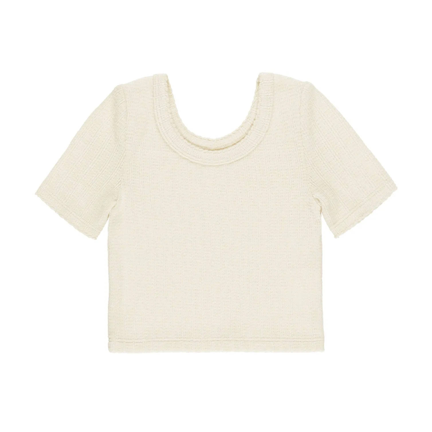 Scallop Tee - Natural