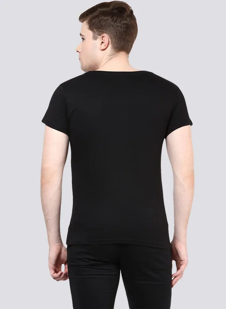 'SCORE' Printed Basic T-shirt