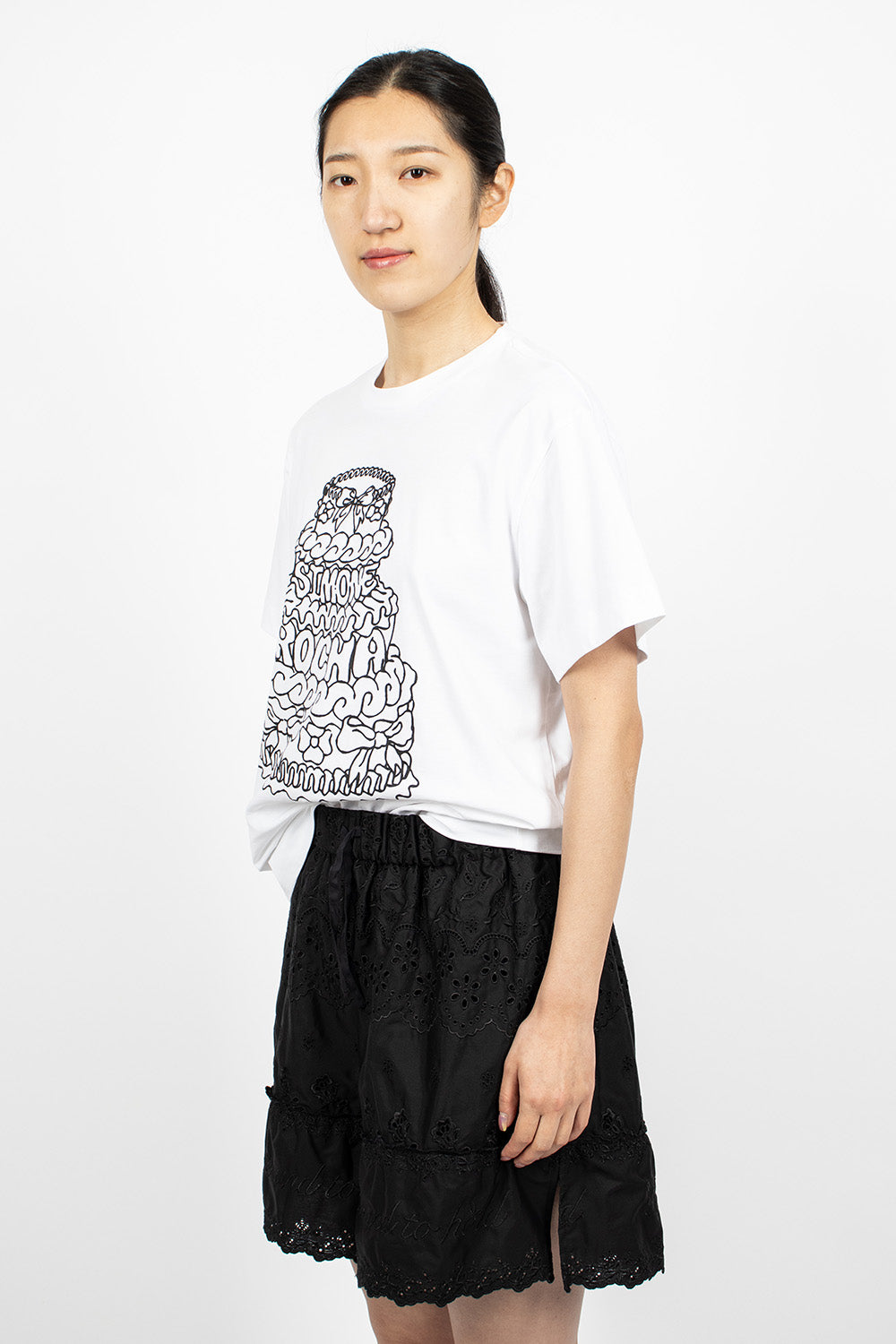 Short Sleeve T-Shirt Cake Print