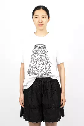 Short Sleeve T-Shirt Cake Print