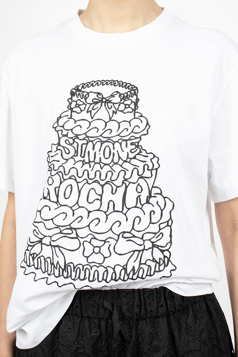 Short Sleeve T-Shirt Cake Print