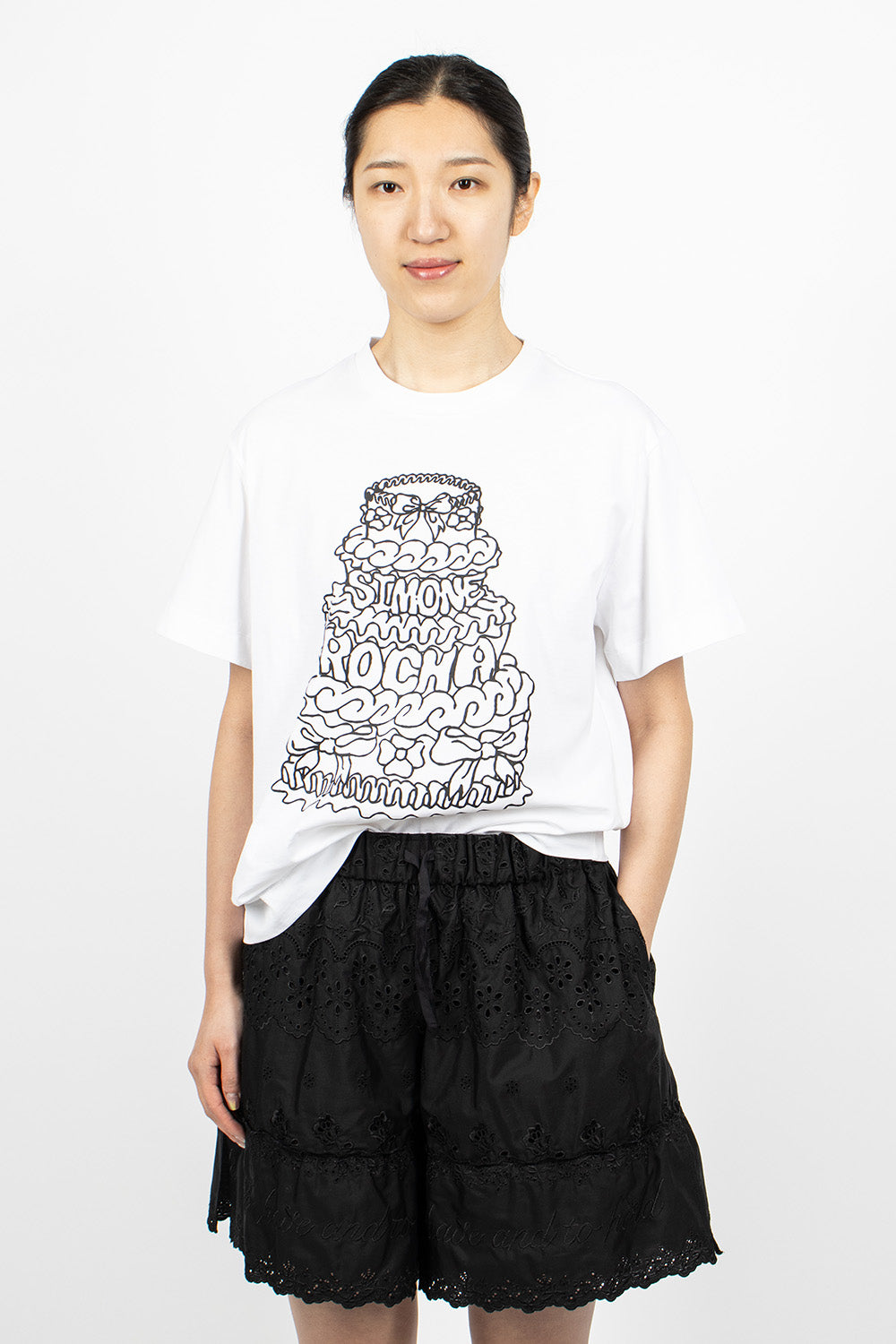 Short Sleeve T-Shirt Cake Print