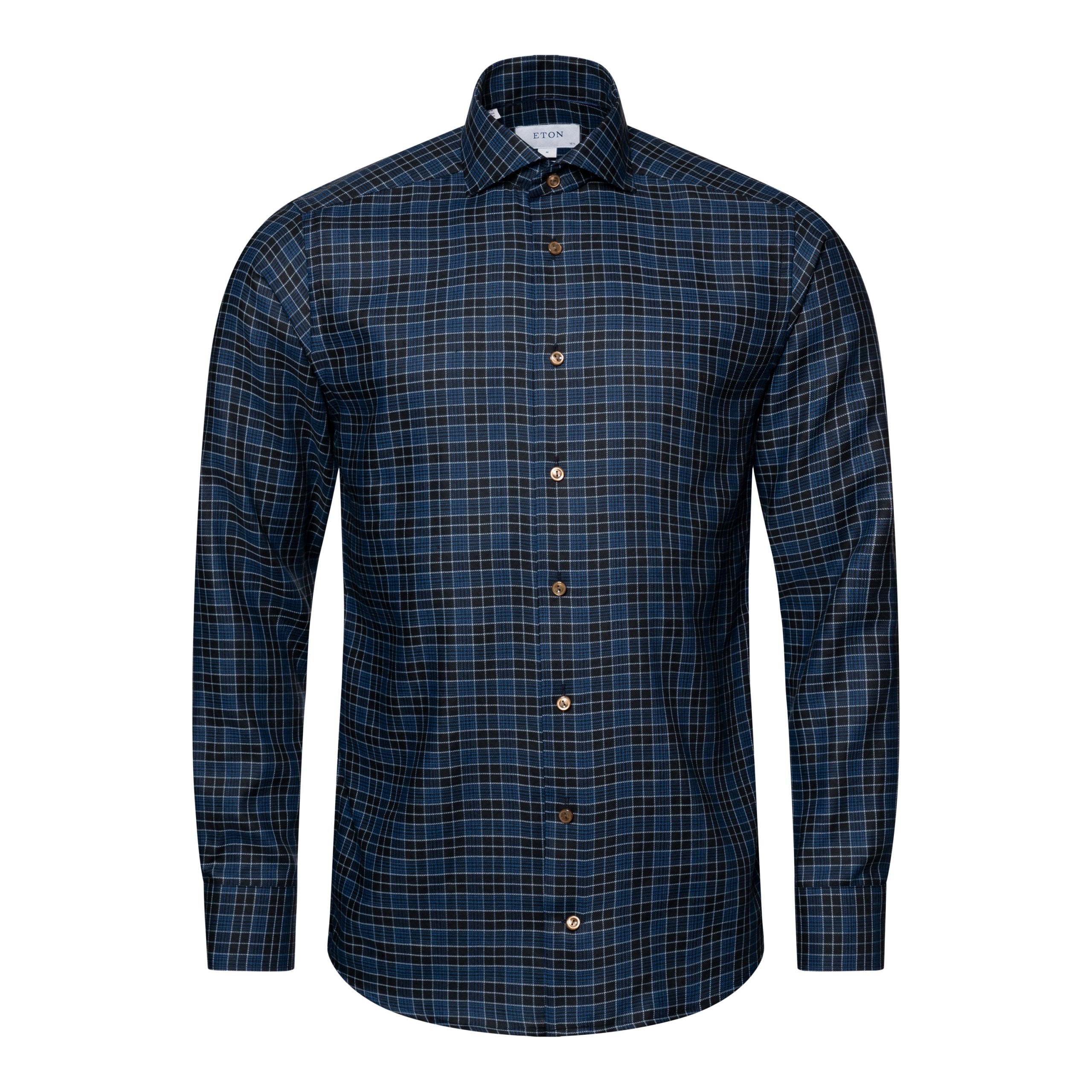 Slim Fit - Check Merino Wool Shirt