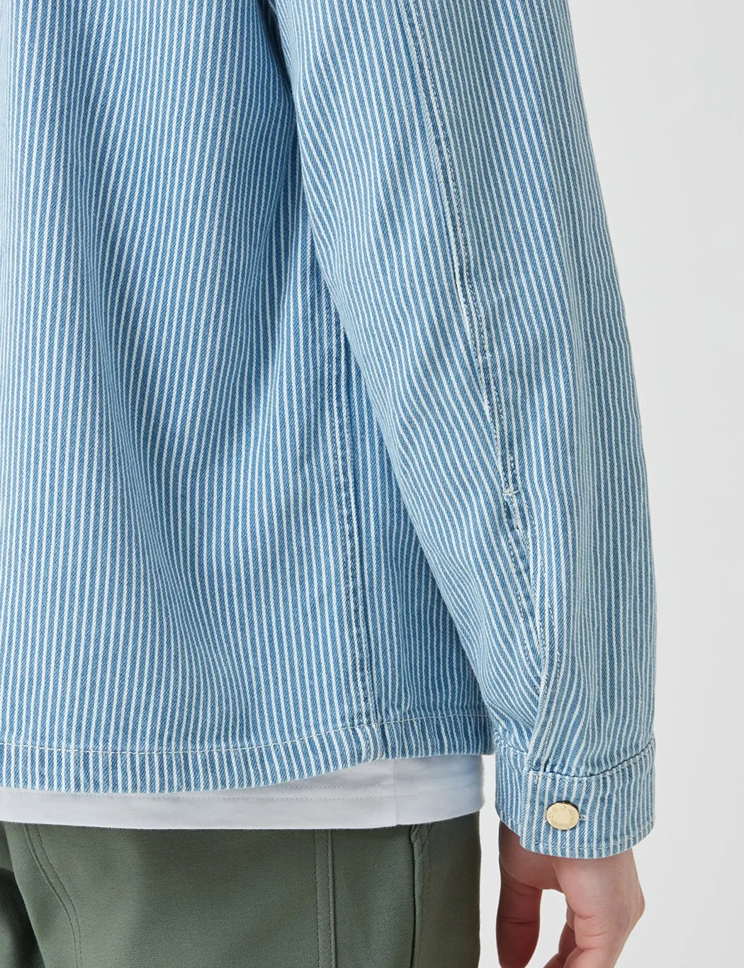 Stan Ray Box Jacket - Bleached Hickory Stripe