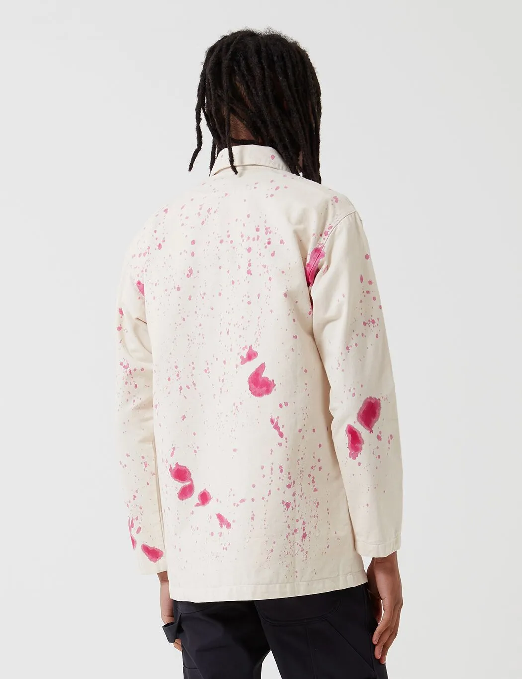 Stan Ray Shop Jacket (Paint Splatter) - Natural