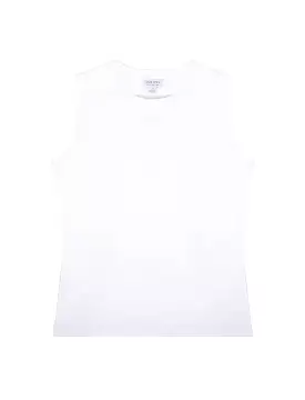 Sunspel Boy Fit Tank T-Shirt White