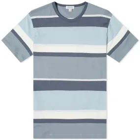 Sunspel Breton Stripe T-ShirtBlue, Ice & White